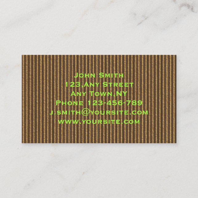 Modelo de cartão de negócios do cartão (Frente)