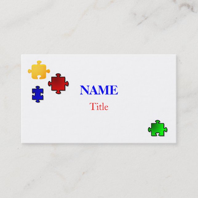 Modelo de cartão de negócios do desenhista (Frente)