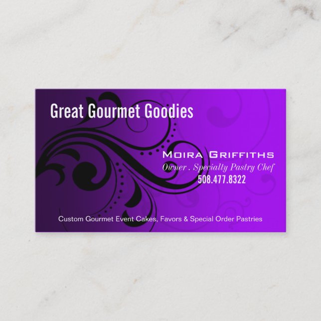 Modelo de cartão de negócios do na moda do (Frente)