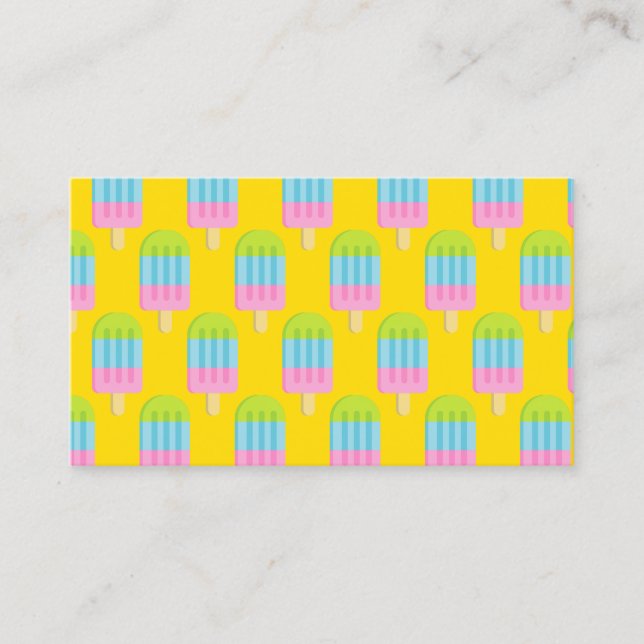 Modelo de cartão de negócios do pirulito do (Frente)