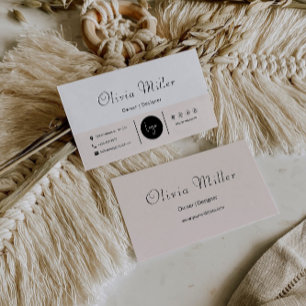 Modelo de cartão de negócios editável