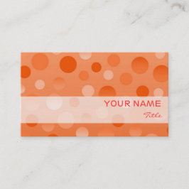 Modelo de cartão de negócios Orange Fizz