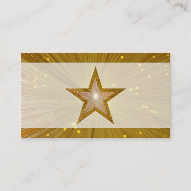 modelo de cartão de negócios pálido da Estrela Dou (Frente)