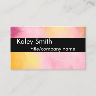 modelo de cartão de negócios personalizado de core