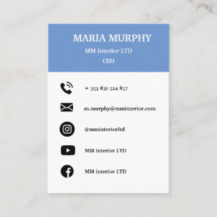 Modelo de cartão de negócios profissional e simple