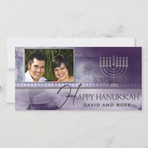 Modelo de Cartão de Saudação de Foto HANUKKAH FELI
