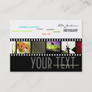 Modelo de cartão de visita de  de portfólio