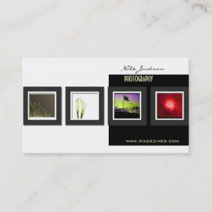 Modelo de cartão de visita de  de portfólio