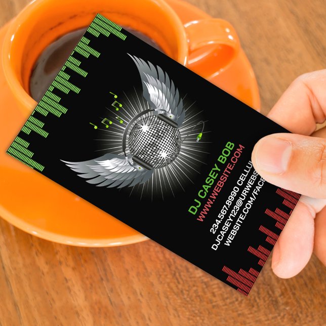 Modelo de Cartão de Visita de DJ Night Club (Criador carregado)