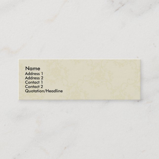 Modelo de Cartão de visita de padrão (Frente)