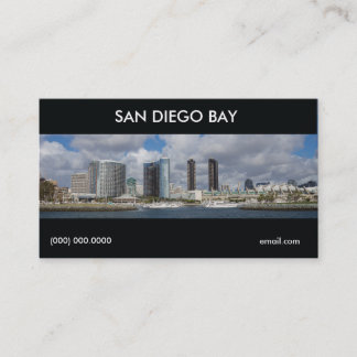 Modelo de cartão de visita de San Diego