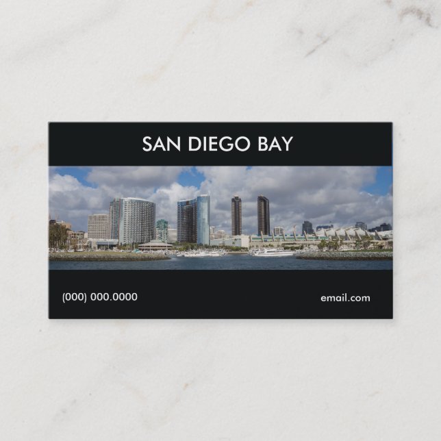 Modelo de cartão de visita de San Diego (Frente)