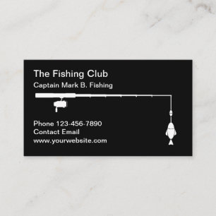 Modelo de cartão de visita do Clube de Pesca Espor