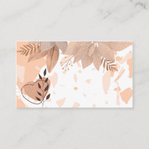 Modelo de Cartão de Visita Floral Boho