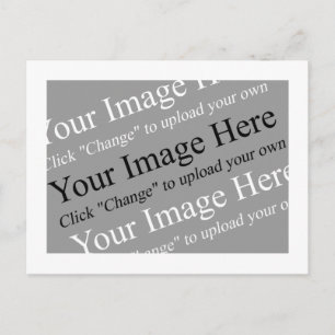 Modelo de Cartão Postal de Imagem Personalizado