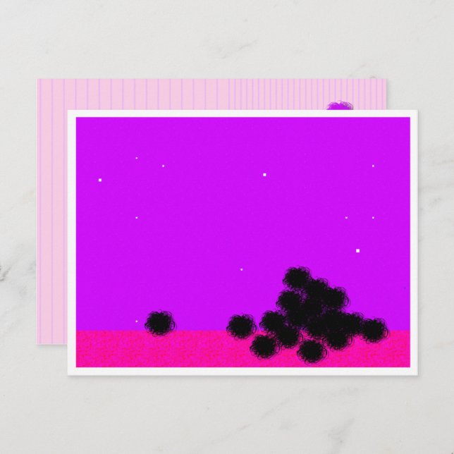 Modelo de cartão postal de Tumbleweeds (Frente/Verso)