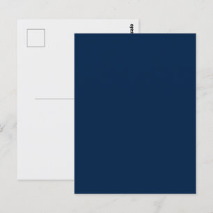 Modelo de Cartão Postal Personalizado Azul Oxford