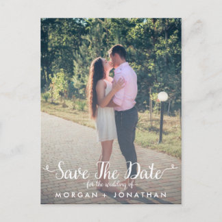Modelo de Cartão Postal Save The Date