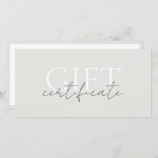 Modelo De Cartão Presente Imprimível Fácil De Pers