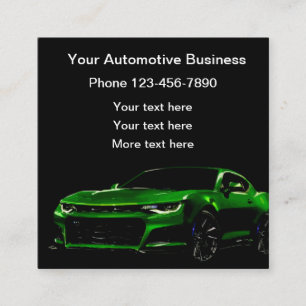 Modelo de cartões de visita automotivos mais legai