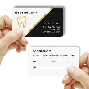 Modelo de Cartões de Visita de Consulta de Dentist