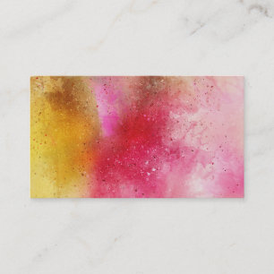 Modelo de Cartões de visitas de Fundo de Aquarela