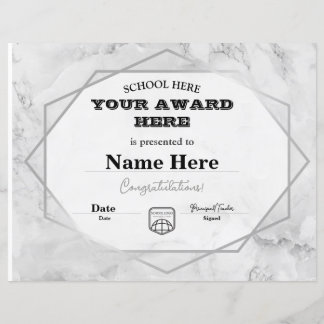 Modelo de certificado