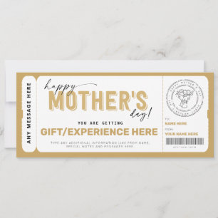 Modelo de Certificado de Oferta de dia de as mães