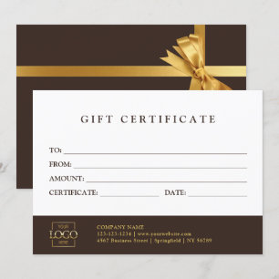 Modelo de Certificado de Presente de Promocional P