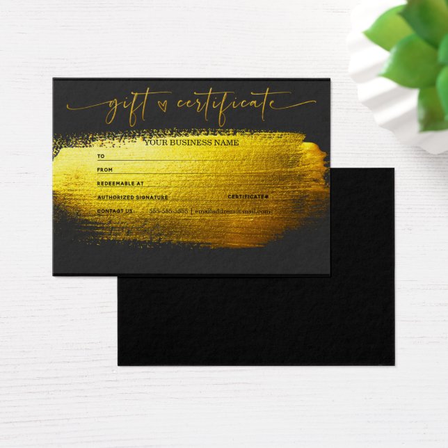 Modelo de Certificado de Presente Personalizado pa (Mesa)