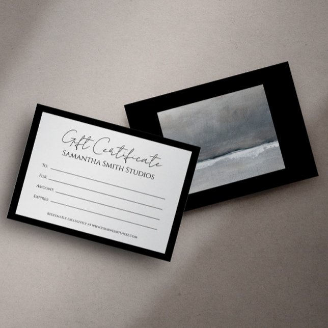 Modelo de Certificado de Presente Personalizável d (Criador carregado)