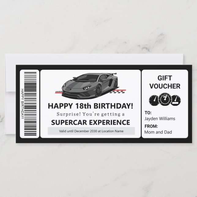 Modelo de Certificado de Voucher de Experiência de (Frente)