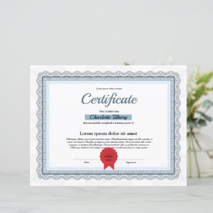 Modelo de certificado multiuso