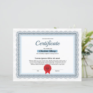 Modelo de certificado multiuso