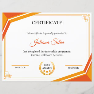 Modelo de certificado multiuso