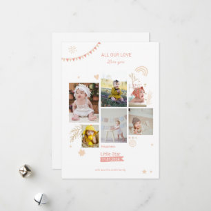 Modelo de Colagem de Fotos do Bebê