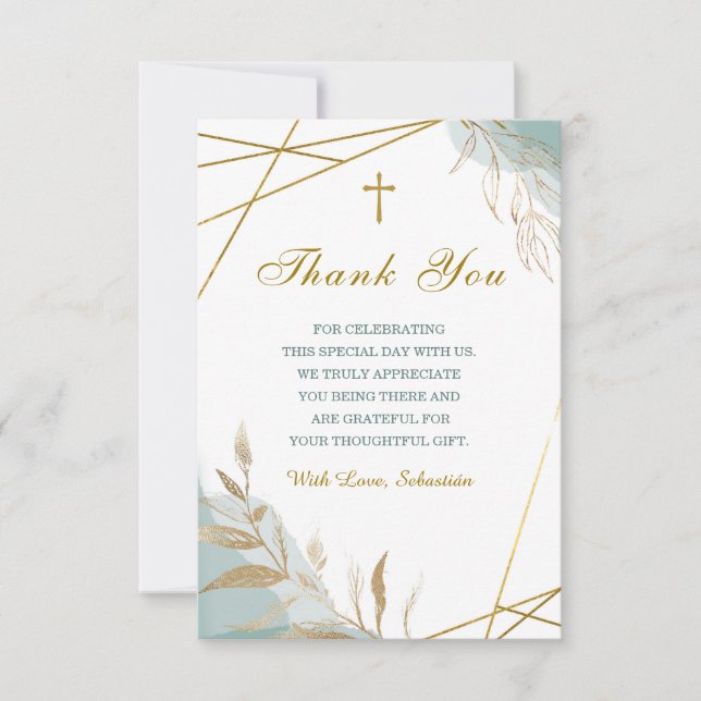 Modelo de Confirmação de Agradecimento (Frente)