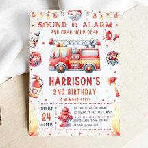 Modelo de Convite de Aniversário para Caminhão de 