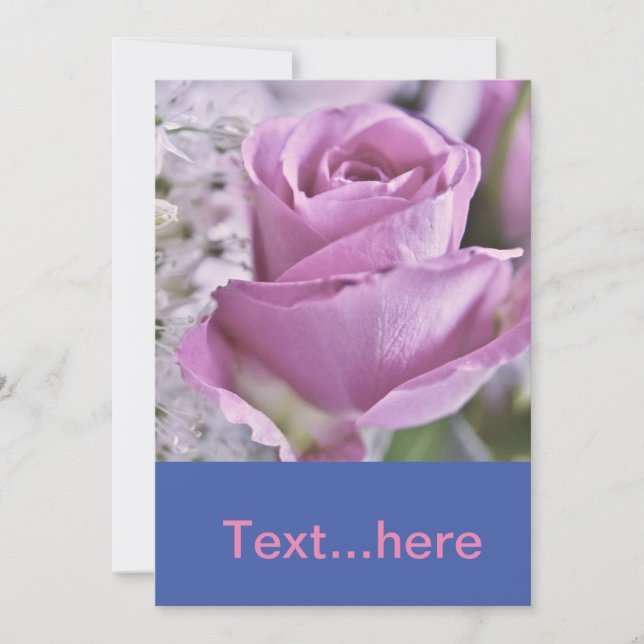 Modelo de Convite de Cartão de Casamento (Frente)