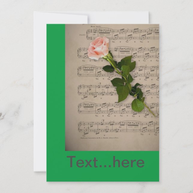 Modelo de Convite de Cartão de Casamento (Frente)