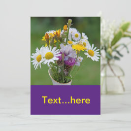 Modelo de Convite de Cartão de Casamento