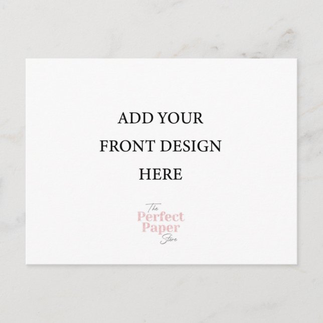 Modelo de convite de cartão postal paisagem (Frente)