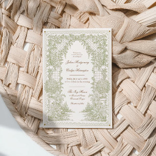 Modelo de Convite de Casamento Conto de Fadas