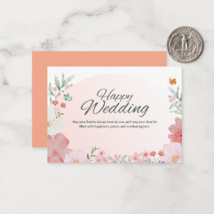 Modelo de Convite de Casamento Floral Bonito