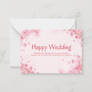 Modelo de Convite de Casamento Floral Bonito
