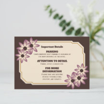 Modelo de Convite de Casamento Floral Elegante de