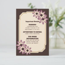 Modelo de Convite de Casamento Floral Elegante de