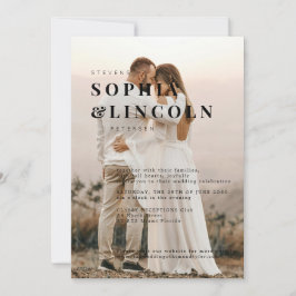 Modelo de Convite de Casamento Minimalista | Editá
