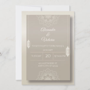 Modelo de Convite de Casamento Minimalista Elegant