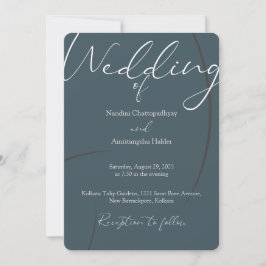 Modelo de Convite de Casamento Minimalista Elegant